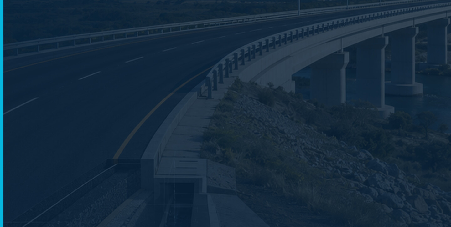 Representative provincial road and bridge infrastructure